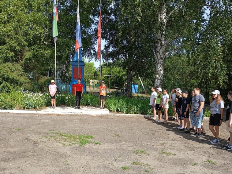 Второй день лагерной смены.
